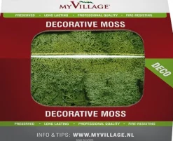 My Village kerstdorp ondergrond rendiermos 50 g groen
