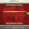 My Village kerstdorp ondergrond rendiermos 50 g rood