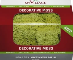 My Village kerstdorp ondergrond rendiermos 50 g lichtgroen