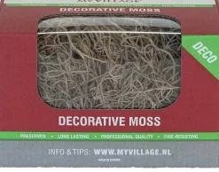 My Village kerstdorp ondergrond Tillandsia mos mat naturel 50g