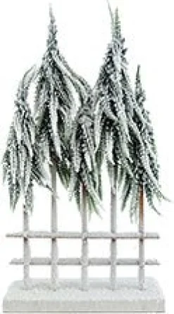 Natural Pine Collection decoratieboom Pine boom met sneeuw wit 25 x 8 x 48 cm