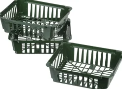 Nature bollenplantmand groen 25 x 21 x 7,5 cm 3 stuks