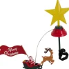 Piek kerstman met slee 45 x 33 x 14 cm