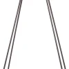 Piramide op voet metaal H 63 cm zwart