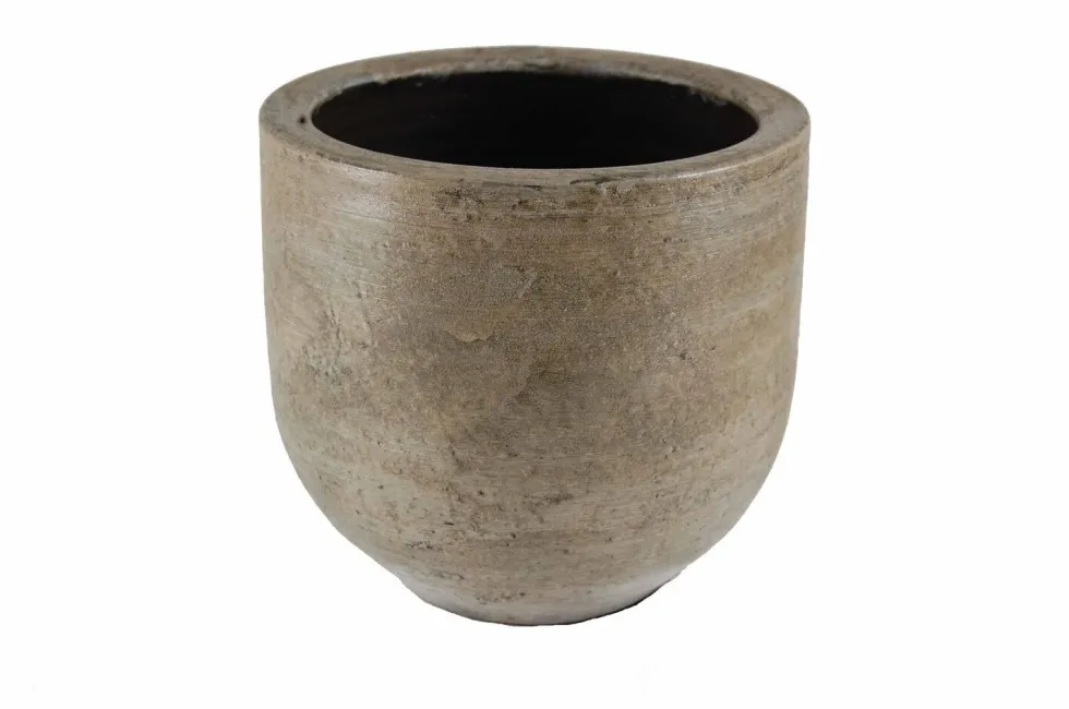 Pot Alaska D 33 H 31 cm bruin