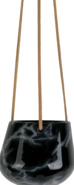 PT Living hangpot Skittle zwart D 12,2 H 9,5 cm