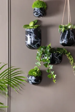 PT Living hangpot Skittle zwart D 12,2 H 9,5 cm