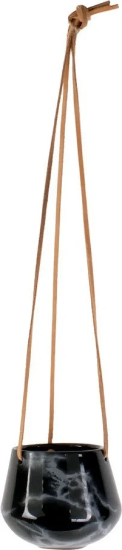 PT Living hangpot Skittle zwart D 12,2 H 9,5 cm