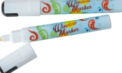 Raam krijtstift 2 stuks wit