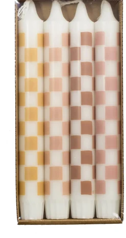 Rustik Lys dinerkaars By Kimmi multi blok 7 uur D 2,2 H 20 cm 4 stuks