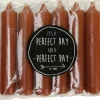 Rustik Lys dinerkaars Cadeau rood 6 uur 6 stuks