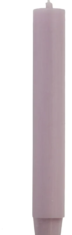 Rustik Lys dinerkaars paars 12,5 uur D 2,6 H 18,5 cm