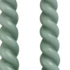 Rustik Lys dinerkaars Swirl grijs 8,5 uur 2 stuks