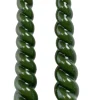 Rustik Lys dinerkaars Swirl mini groen 4 uur 2 stuks