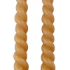 Rustik Lys dinerkaars Swirl oranje 8,5 uur 2 stuks