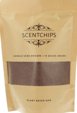 Scentchips kaarsenzand bruin 250g