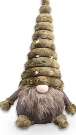 SID kerstfiguur gnoom Toby bruin 25 x 19 x 46 cm