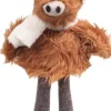 SID kerstfiguur Hooglander zittend bruin 11 x 16 x 34 cm