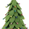 Sjaal met Verhaal decoratieboom groen D 20 H 32 cm