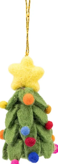 Sjaal met Verhaal kerst ornament kerstboom 5 x 5 x 10 cm