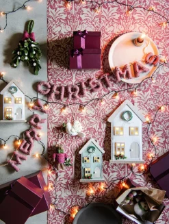 Sjaal met Verhaal kerst ornament vredesduif wit 12 x 5 x 9 cm