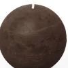 Spaas bolkaars Essential collection bruin 24 uur D 8 H 8 cm