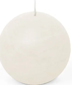 Spaas bolkaars Essential collection wit 24 uur D 8 H 8 cm