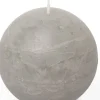 Spaas bolkaars Essential collection grijs 24 uur D 8 H 8 cm
