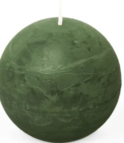 Spaas bolkaars Essential collection groen 24 uur D 8 H 8 cm