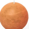 Spaas bolkaars Essential collection oranje 24 uur D 8 H 8 cm