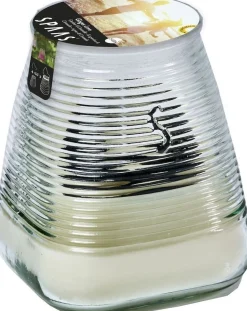 Spaas citronellakaars Ginger Love kruidig wit 45 uur D 9 H 9,8 cm