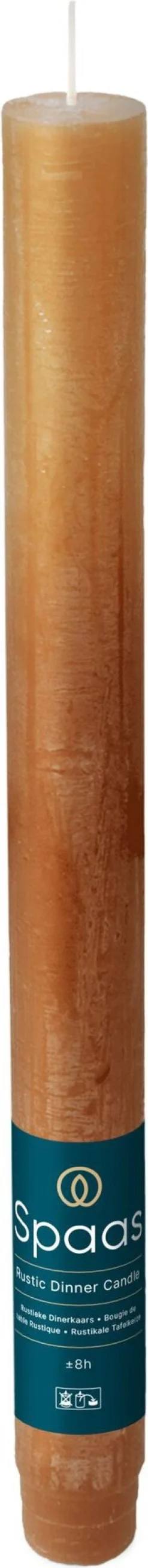 Spaas dinerkaars Essential collection bruin 8 uur D 2,1 H 25 cm