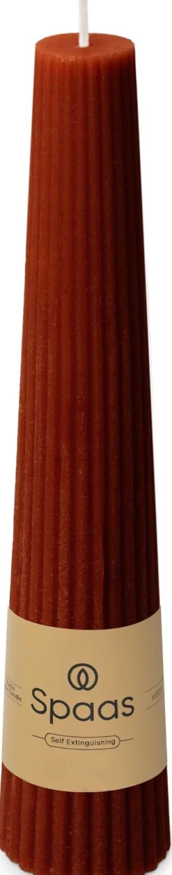Spaas dinerkaars Iconic collection rood 25 uur D 4,7 H 25 cm
