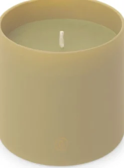 Spaas geurkaars Essential collection Shimmering Smile beige 55 uur D 10 H 10 cm