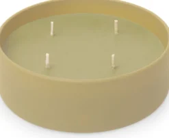 Spaas geurkaars Essential collection Shimmering Smile beige 20 uur D 13 H 4,5 cm