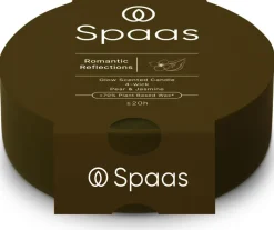 Spaas geurkaars Essential collection Romantic Reflect groen 20 uur D 13 H 4,5 cm