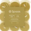 Spaas geurkaars Essential collection Shimmering Smile beige 4,5 uur D 3,5 H 1,6 cm 18 stuks