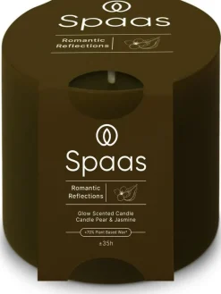 Spaas geurkaars Essential collection Romantic Reflect groen 35 uur D 7 H 7 cm