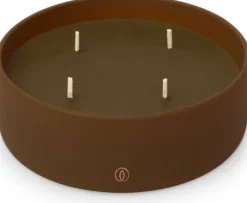 Spaas geurkaars Essential collection Warm Wonder bruin 20 uur D 13 H 4,5 cm