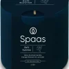 Spaas geurkaars Essential collection Soft Sunrise blauw 35 uur D 7 H 7 cm