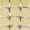 Spaas geurkaars Essential collection Shimmering Smile beige 4,5 uur D 3,9 H 1,6 cm 24 stuks