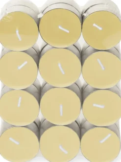 Spaas geurkaars Essential collection Shimmering Smile beige 4,5 uur D 3,9 H 1,6 cm 24 stuks
