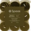 Spaas geurkaars Essential collection Romantic Reflect groen 4,5 uur D 3,5 H 1,6 cm 18 stuks