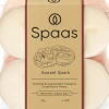 Spaas geurkaars Iconic Collection Sunset Spark crème 10 uur D 6 H 2,1 cm 8 stuks