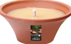 Spaas kaars ivoor D 15 H 6,5 cm