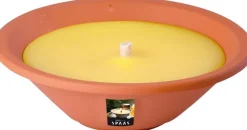 Spaas Royal Flame citronella kaars geel D 23 H 6,5 cm