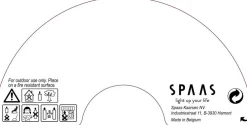 Spaas Royal Flame citronella kaars geel D 23 H 6,5 cm