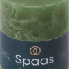 Spaas stompkaars Essential collection groen 35 uur D 7 H 9,5 cm