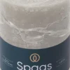 Spaas stompkaars Essential collection grijs 65 uur D 8 H 11 cm