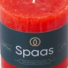 Spaas stompkaars Essential collection rood 25 uur D 7 H 7 cm